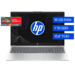 Laptop Hp Amd Ryzen 7 16 Gb 1 Tb Ssd 15.6" Fhd 15