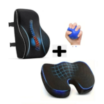 PACK Cojin Asiento y Lumbar Para Silla Oficina